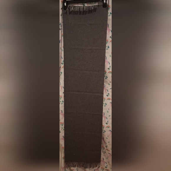 NWT Pendleton Grey Virgin Wool Unisex Casual Winter Snow Everyday Scarf Wrap - Picture 4 of 7